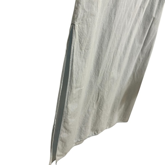 Michael Kors Blue Buttoned Maxi Dress with Polo Collar Western Rodeo Chambray S - Picture 9 of 13